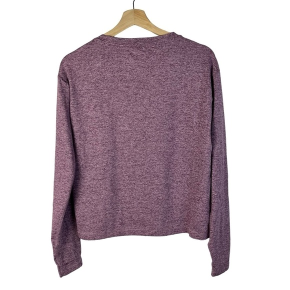 Athleta Uptempo II Elevate Purple Crewneck Long Sleeve Athletic Top XS - Picture 3 of 5